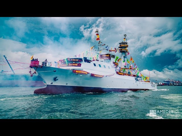 海原晟股份有限公司在旗津新船下水儀式活動動態攝影