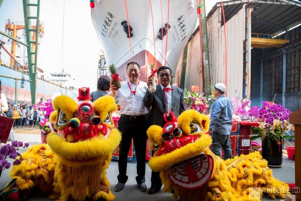 新大明漁業股份有限公司在旗津新船下水儀式活動攝影