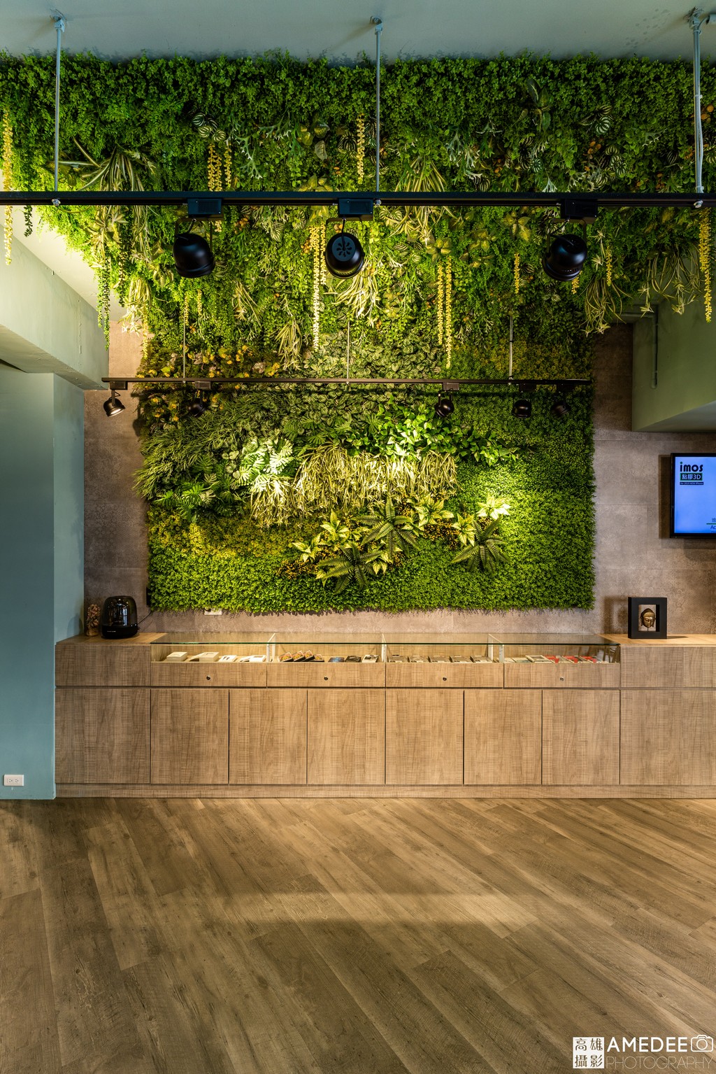膜斯密碼高雄店室內植物造景形象空間攝影