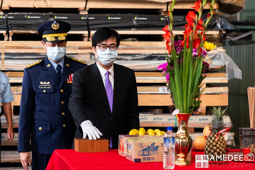 行政院副院長陳其邁參與中信造船開工典禮