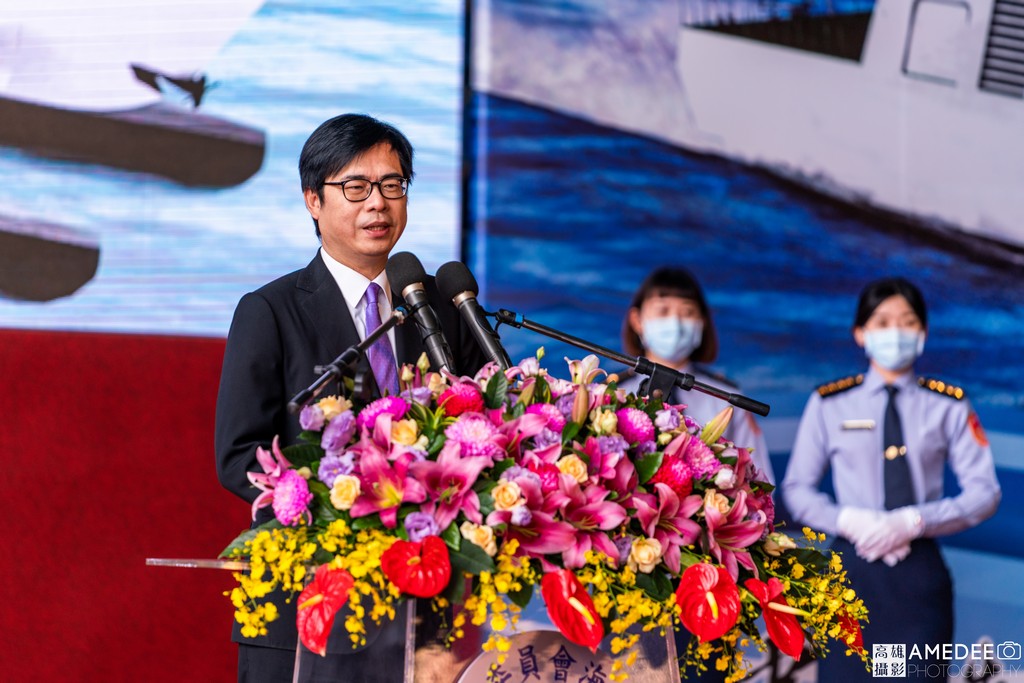 行政院副院長陳其邁在中信造船交船典禮致詞