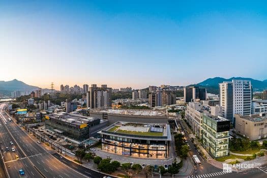 台北北投商業建築與展示中心空拍攝影