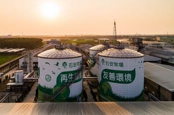 工廠設施與大型儲槽空拍攝影