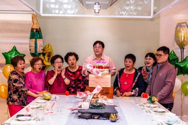 斐可家人在四作良食生日派對活動攝影