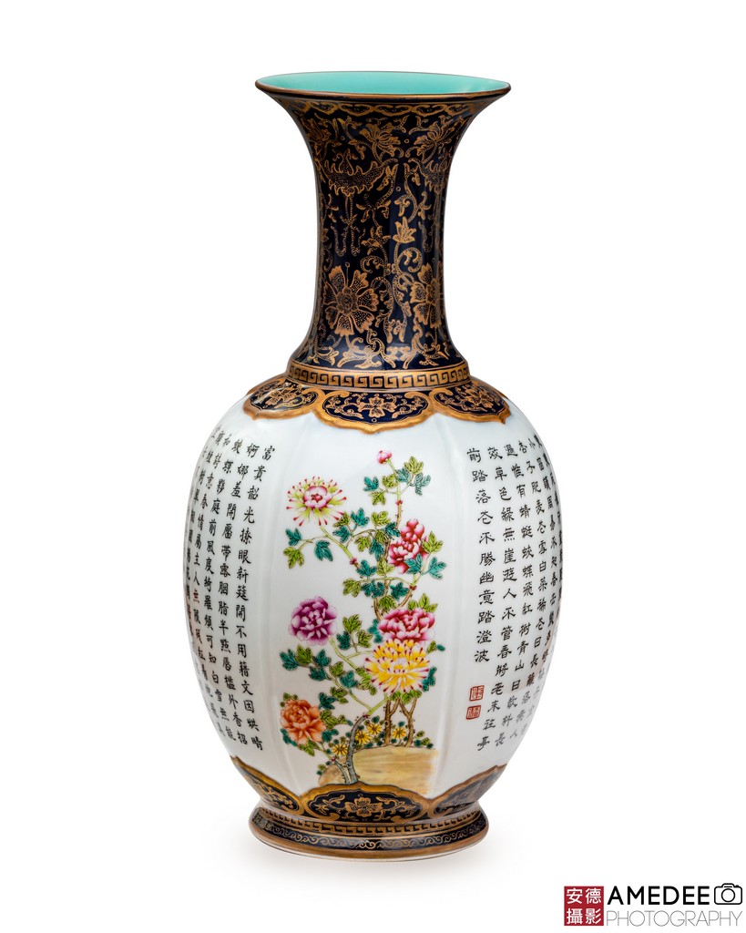 古董花瓶瓷器商品去背攝影