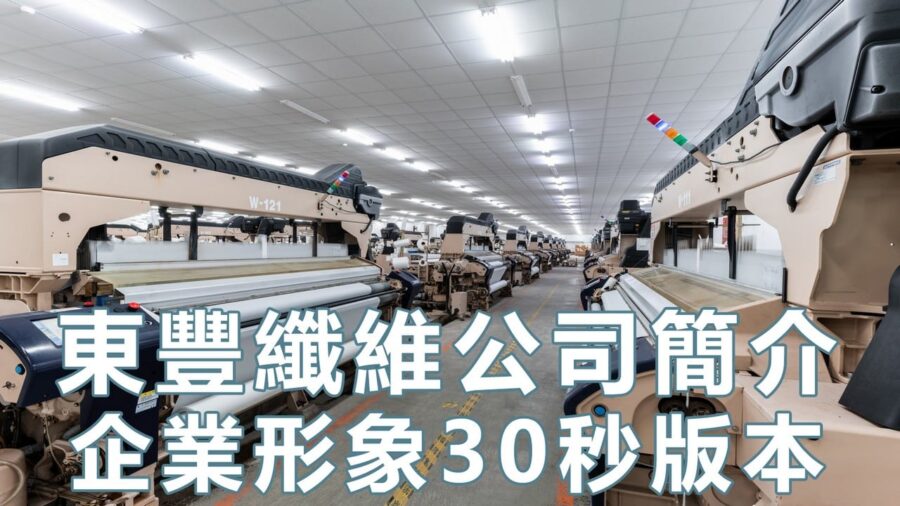 東豐纖維公司簡介企業形象30秒影片製作